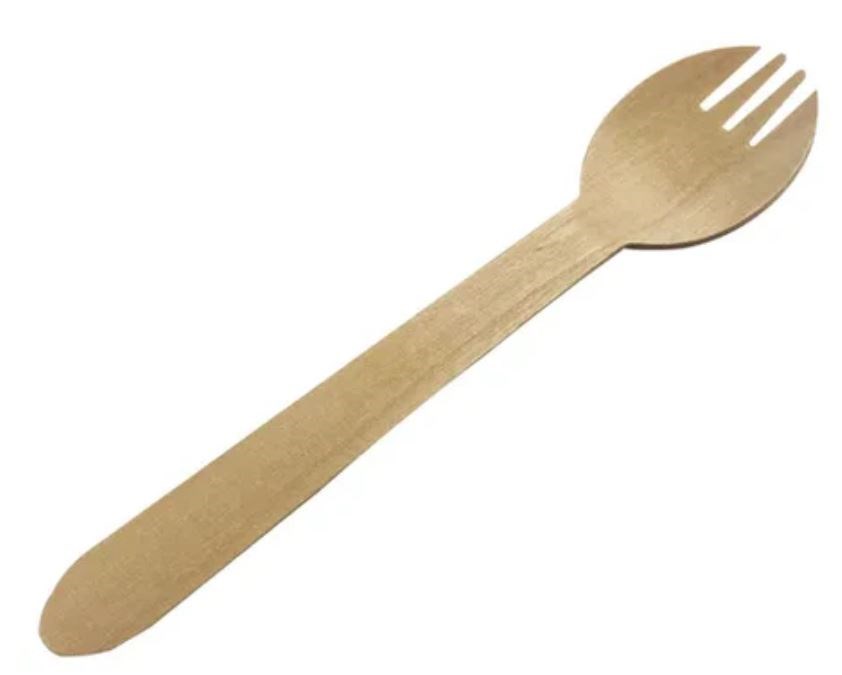 Wooden Spork  160mm